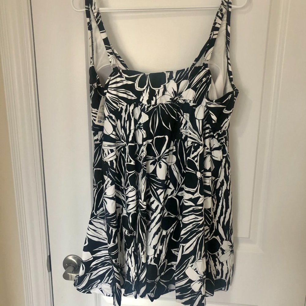 Plus Size Polyester Tankinis Swimwear dress - Picture 4 of 4
